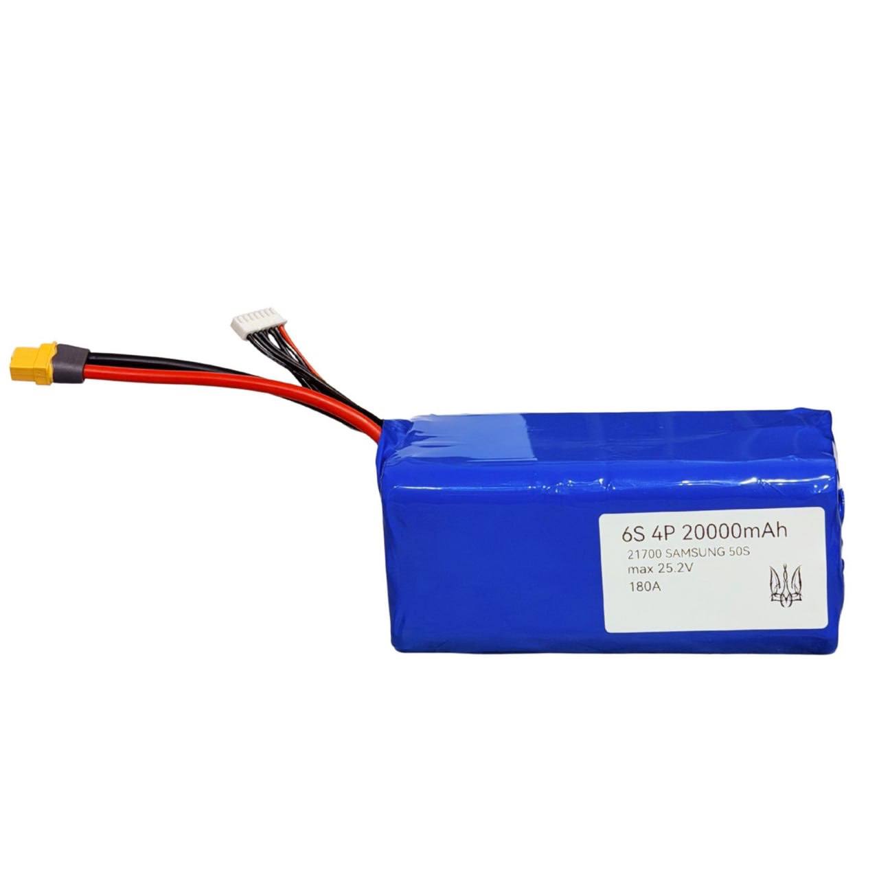 Акумулятор 6S4P 21700 20000mAh 180A SAMSUNG 50S
