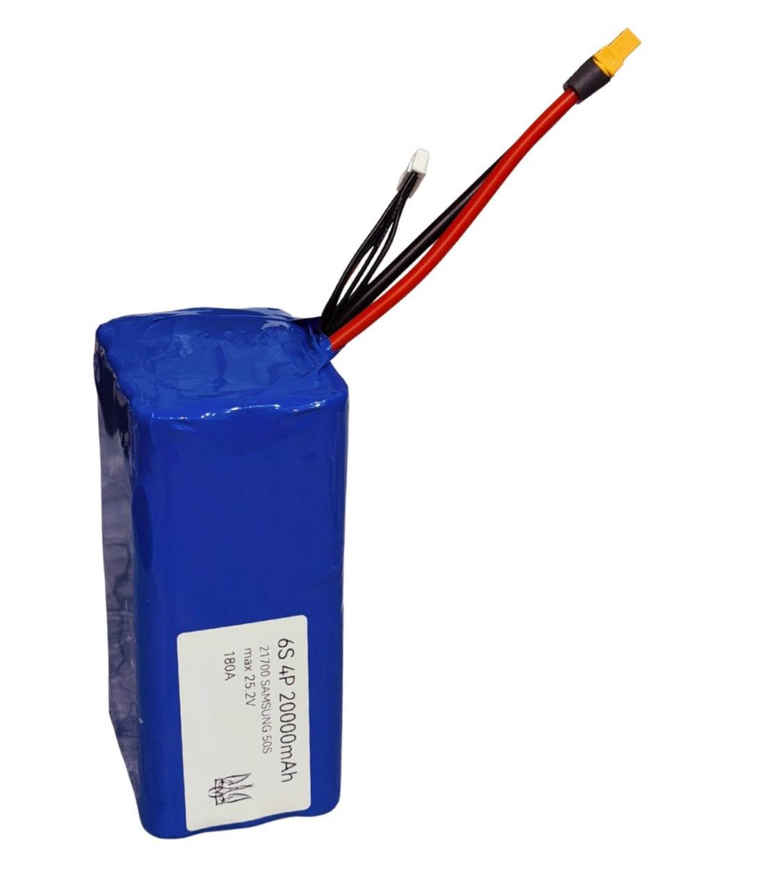 Акумулятор 6S4P 21700 20000mAh 180A SAMSUNG 50S